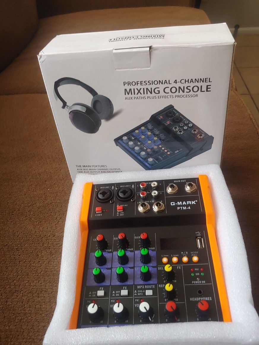 4 Channel Bluetooth Audio Mixer