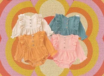 Ruffle onesie