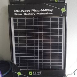 Zamp Solar 20-Watt Plug-N-Play Solar Battery Maintainer