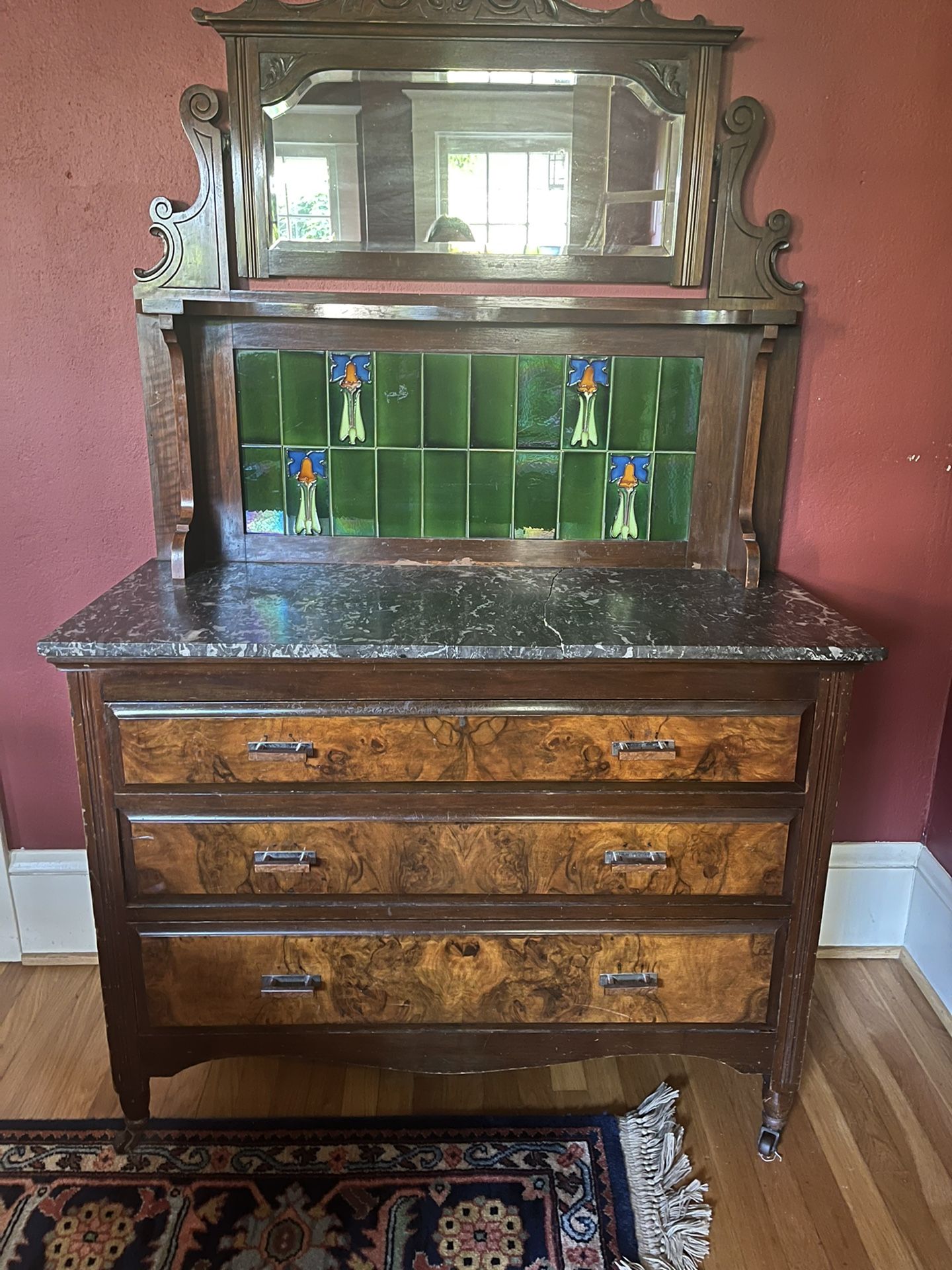 Antique Washstand Dresser