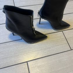 Alexander Wang Leather Studded Boots
