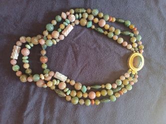 3 layered costume jewelry