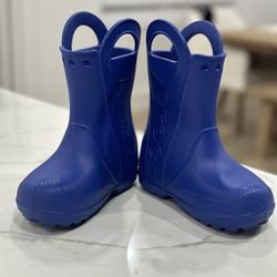 Crocs Rain Boots Like New Size C9