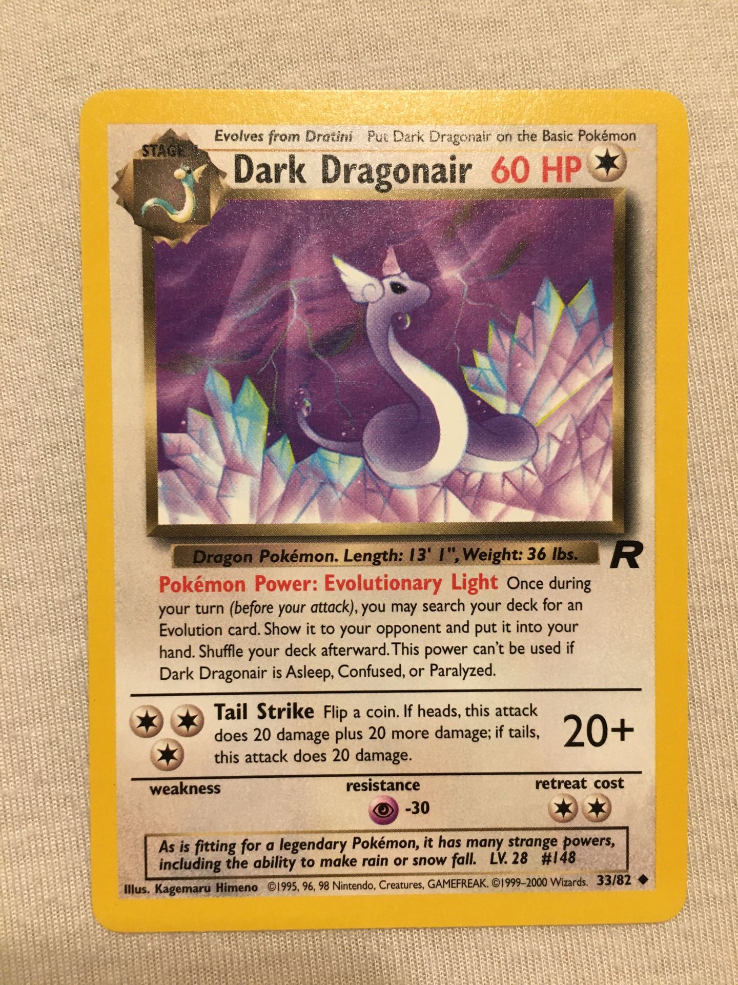 Pokmon Cards - 'Team Rocket Set 2000 WOTC (Dratini, Dark Dragonair, Dark Dragonite)' for Sale in College Station, TX - OfferUp Pokmon Cards - 'Team Rocket Set 2000 WOTC (Dratini, Dark Dragonair, Dark Dragonite)' for Sale in College Station, TX - OfferUp
