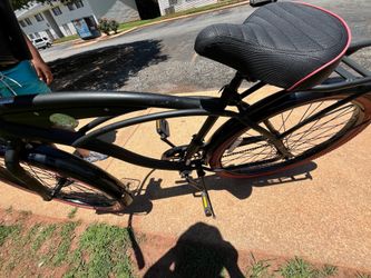 Bike red black bike huffy