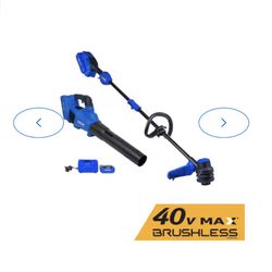 Kobalt Gen4 40-volt Cordless Battery String Trimmer and Leaf Blower Combo Kit 4 Ah (Battery & Charger Included)