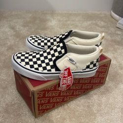 New vans Checkered Slip On