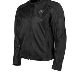 Speed And Strength Mens midnight Express Armored Mesh Riding jacket 