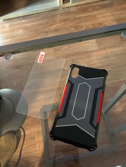 iPhone X or XS case and glass both for $20