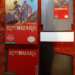 Nintendo NES Games- Legacy of the Wizard (Complete In Box)