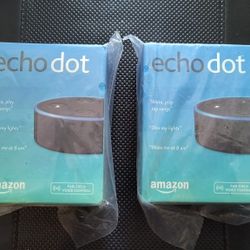 (2) Amazon echo dots - New In Box!!!