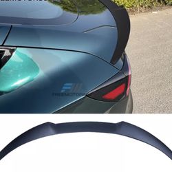 Fits 17-22 Tesla Model 3 IKON Style Rear Trunk Spoiler Tail Wing ABS Matte Black