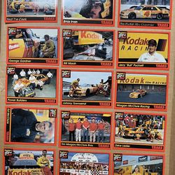 1992 Kodak Traks Racing Complete Sets 