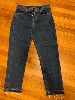 etica Women's Bryce Pinch Waist Boyfriend Jeans - Dark Wash - 29