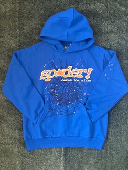 Blue spider hoodie