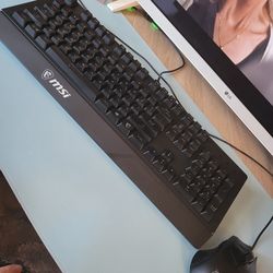 Keyboard And Mouse Msi Brand 