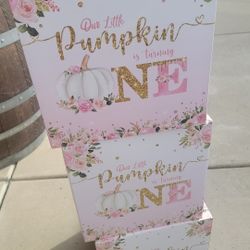 Pumpkin Boxes Decoration 