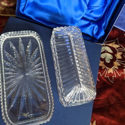 Waterford Crystal Butter Dish 