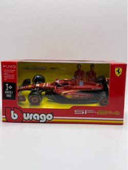 Bburago 1:43 F1 Formula SF-24 Ferrari Racing Metal Car New in Box