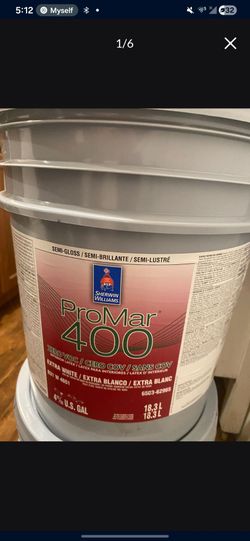 ​Sherwin Williams ProMar 400 - 5 Gallon Buckets (New/Sealed)