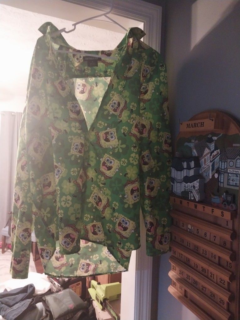 Spongebob button down 