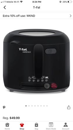 T-Fal compact fryer 2.2 lbs