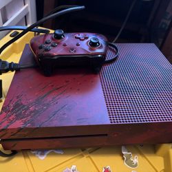 Xbox Special Edition Red with controller 