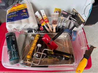 [moving sale] interior painting tools