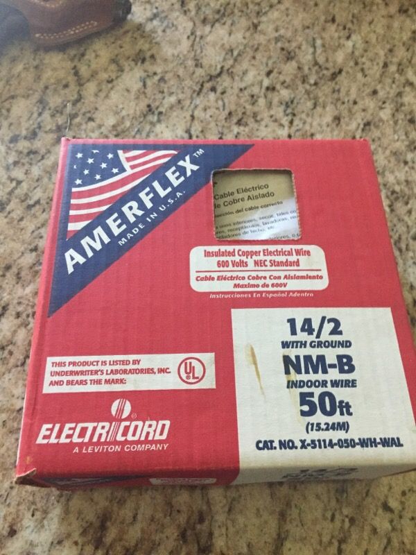 Amerflex 600volts indoor wire in box copper