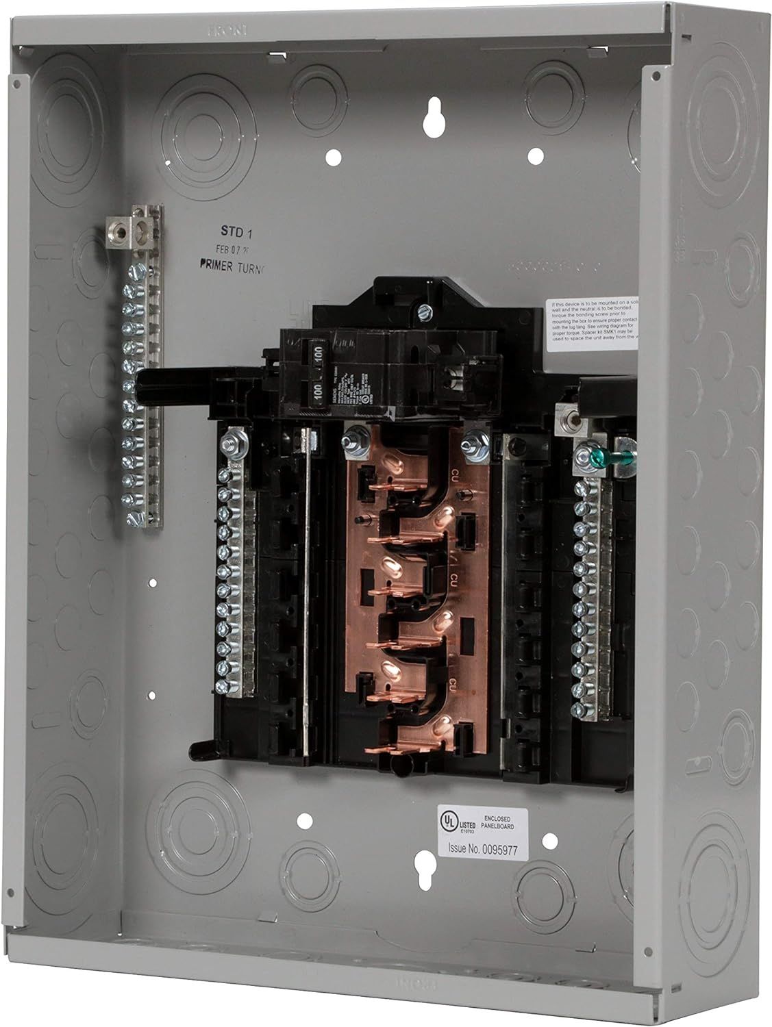 SIEMENS | PN1224B1100C | 100 AMP/12-SPACE  MAIN BREAKER PANEL  | $130