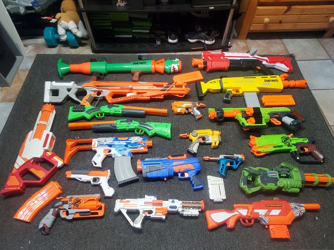 Nerf Gun Lot