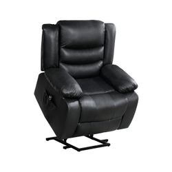 Brand New Black Or Brown Faux Leather Power Lift Chair