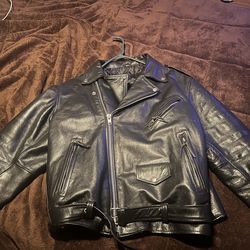 Element Leather motorcycle jacket