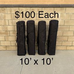 10'x10' Pop Up Canopy, Easy Up Canopy, Instant Portable **$95 Each**