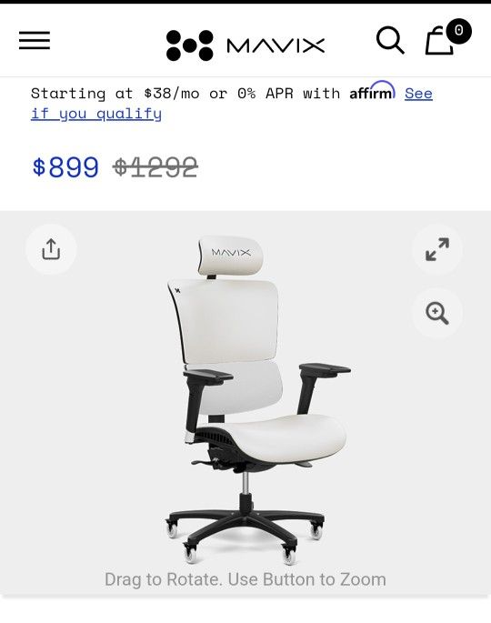 *** MAVIX GAMING CHAIR ***