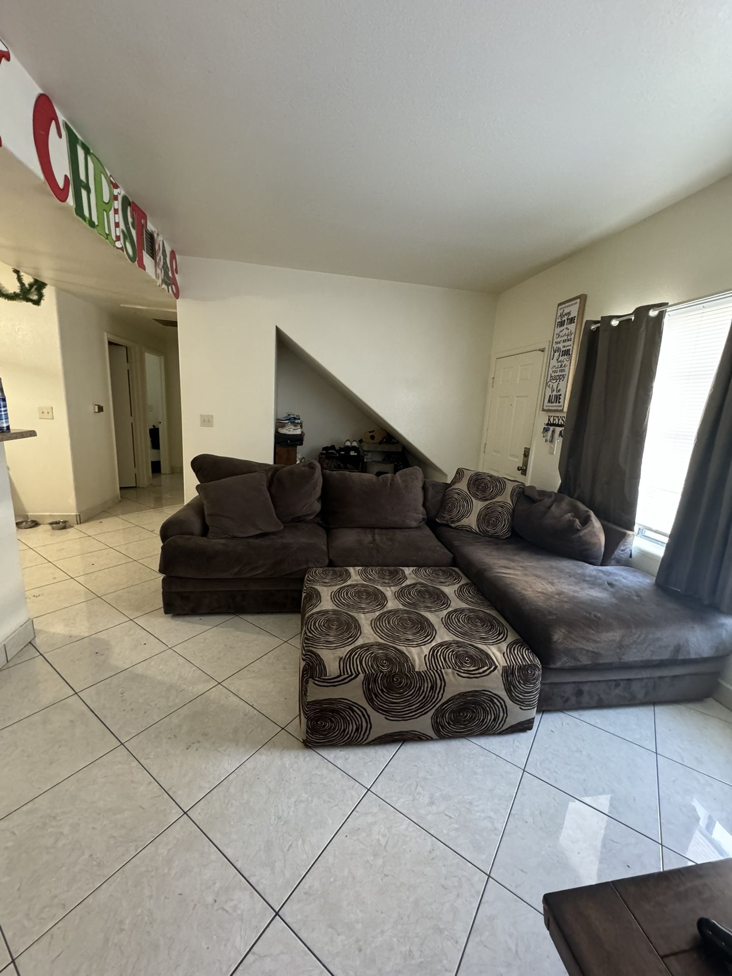 Brown Sectional Couch