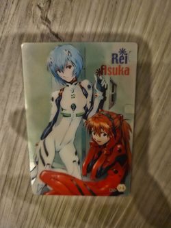 Neon Genesis Evangelion Wafer Card (Rei + Asuka)