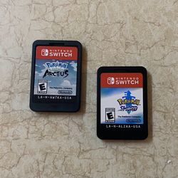 Pokemon Sword + Pokemon Arceus Games For Nintendo Switch