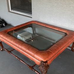 Glass Top Table Perfect Condition 