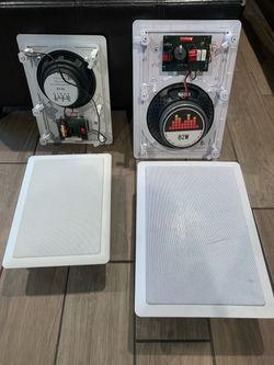 #speakers #wall speakers #set 4 #home #office #patio # outdoors #indoors