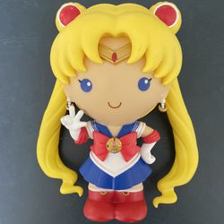 Sailor Moon Piggy Bank 9” Anime Japan Character Toy
