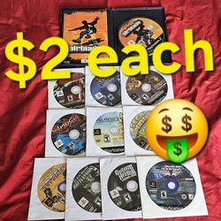 Sony PlayStation 2 Ps2 Games $2 Each 🤑