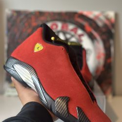 Jordan 14 (Ferrari 2025) *Brand New* - Grade School & Men’s Sizes