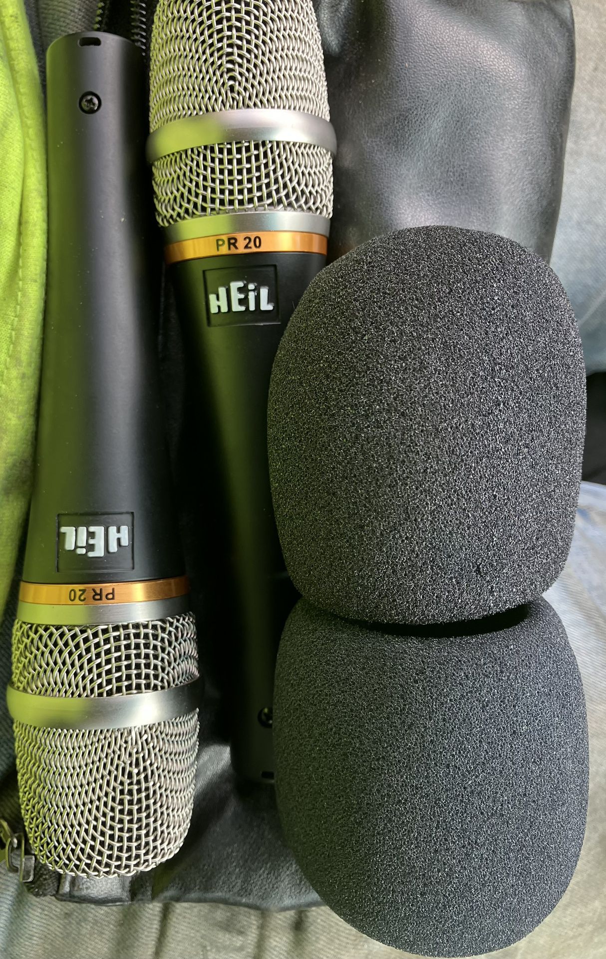 (2) Heil PR 20 Microphones