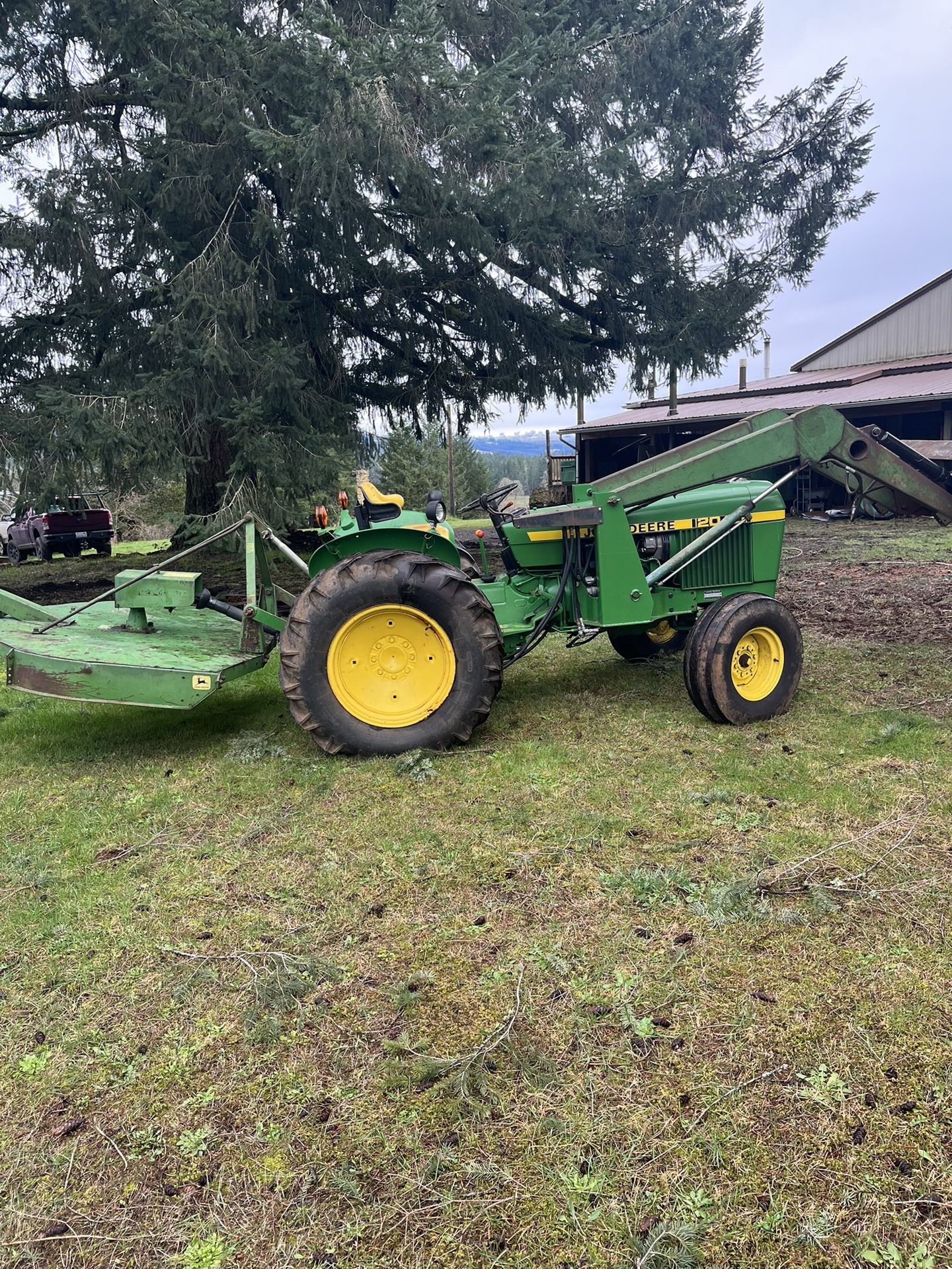 John Deere 2040 Loader And Mower