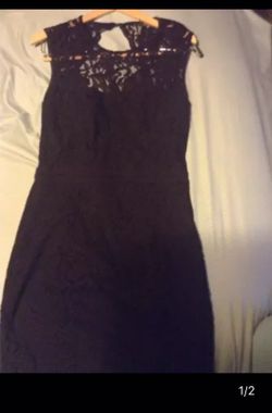 Black lace dress xoxo brand size 13$30