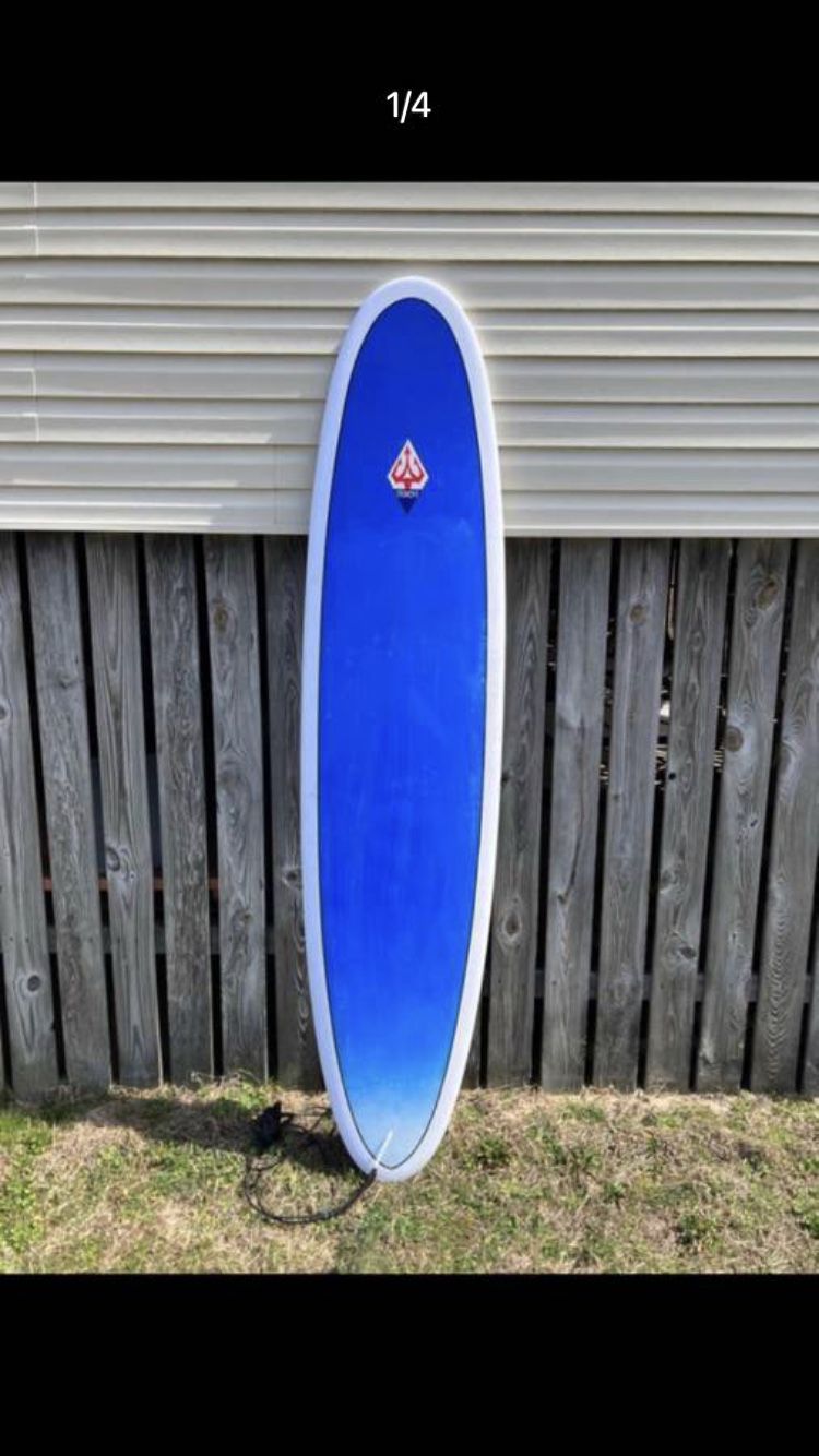 8’0 Epoxy Used Longboard Surfboard Beginner Mid Size 