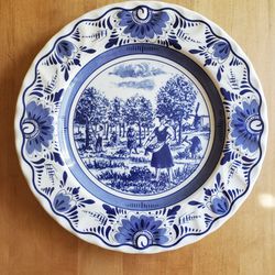 Luneville Four Seasons Summer French Country 10-inch Plate by Ceraminter Italy