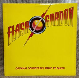 FLASH GORDON - Original Soundtrack Queen LP Vinyl Record VG+
