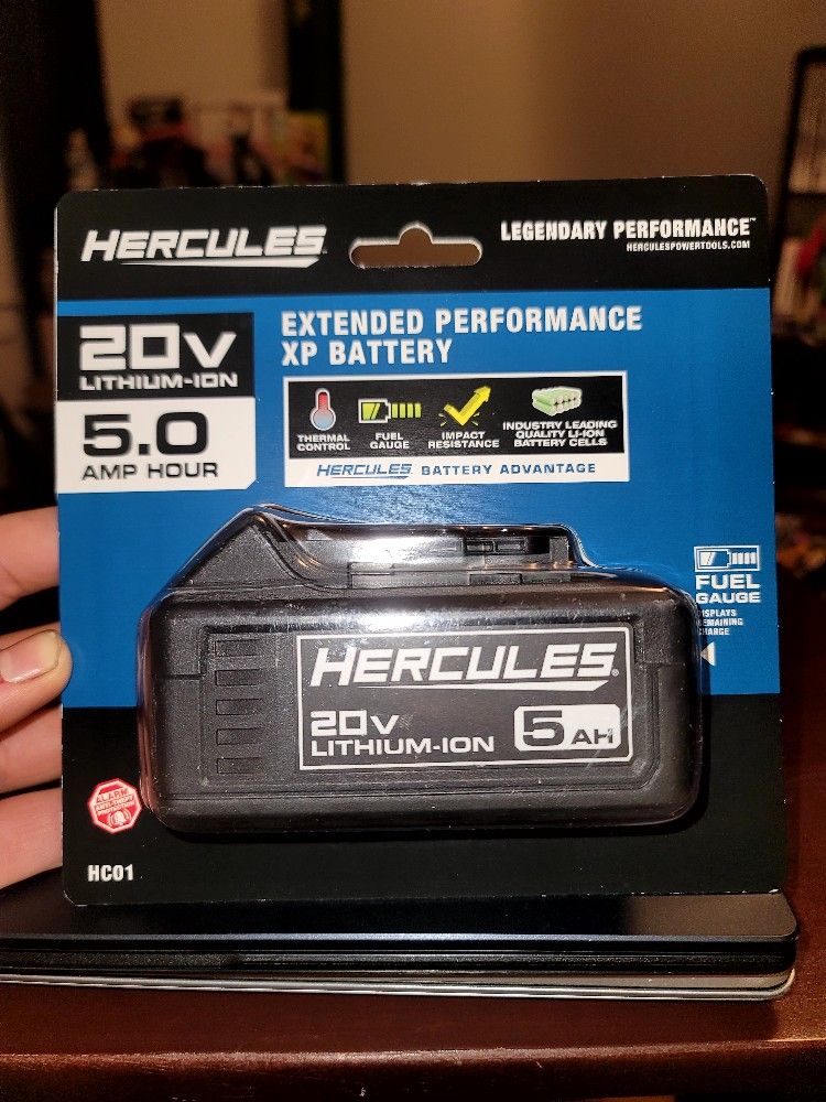 Hercules 20v 5ah New in box